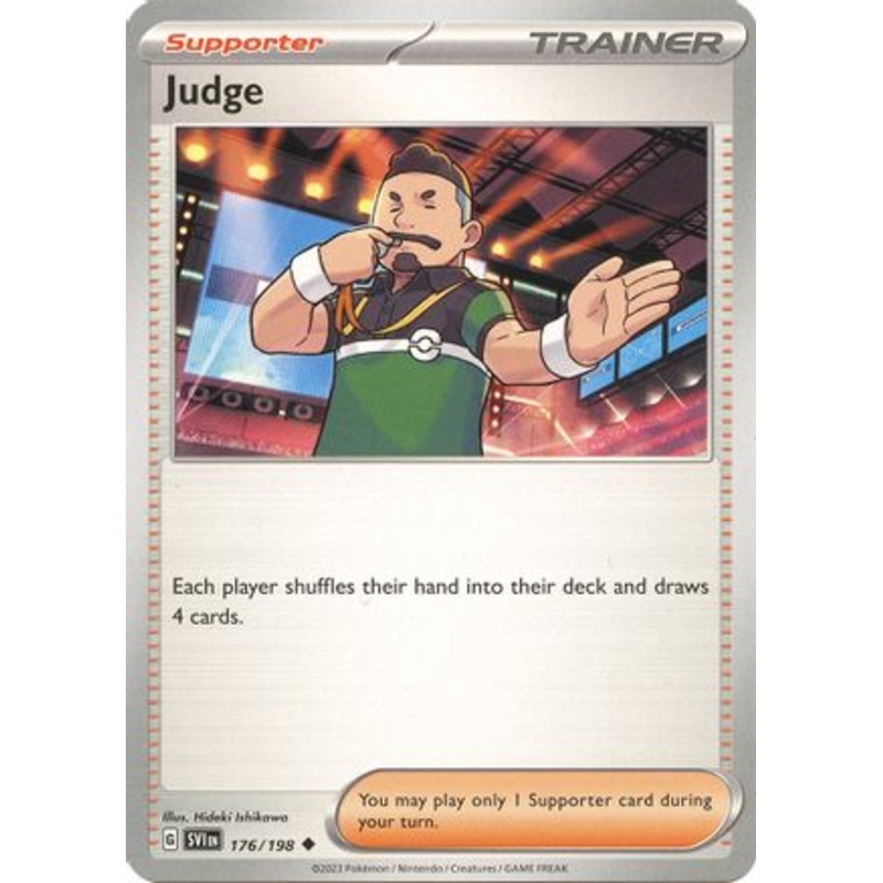 Judge 176/198  - Reverse Holofoil SV01 Scarlet & Violet Base Set - Uncommon