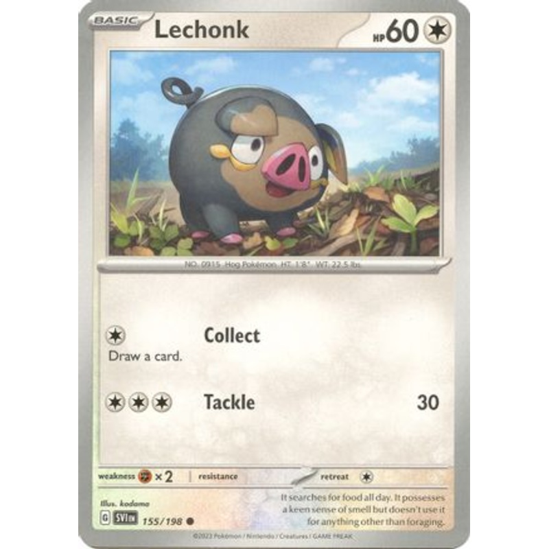 Lechonk 155/198  SV01 Scarlet & Violet Base Set - Common