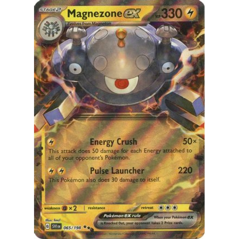 Magnezone ex 065/198  - Holofoil SV01 Scarlet & Violet Base Set - Double Rare
