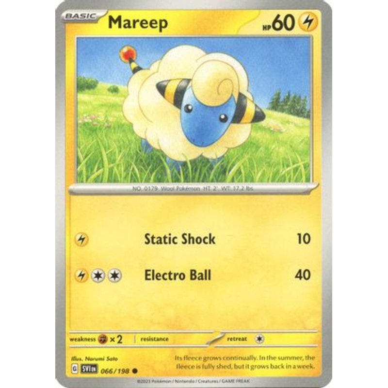 Mareep 066/198  SV01 Scarlet & Violet Base Set - Common