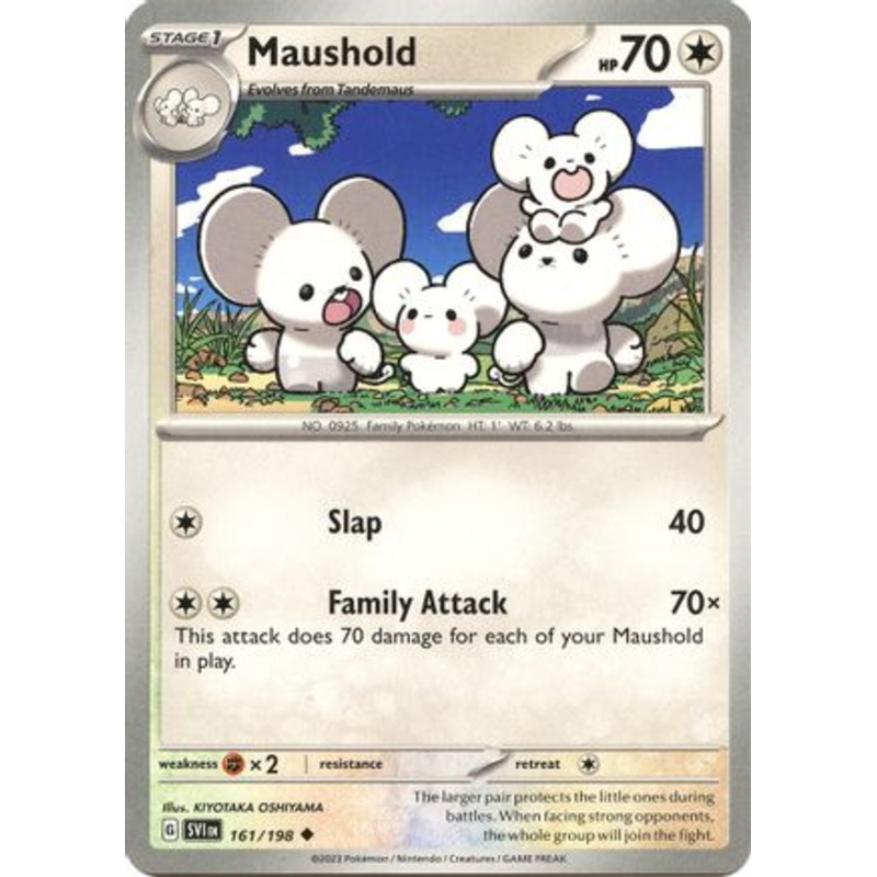 Maushold 161/198  SV01 Scarlet & Violet Base Set - Uncommon