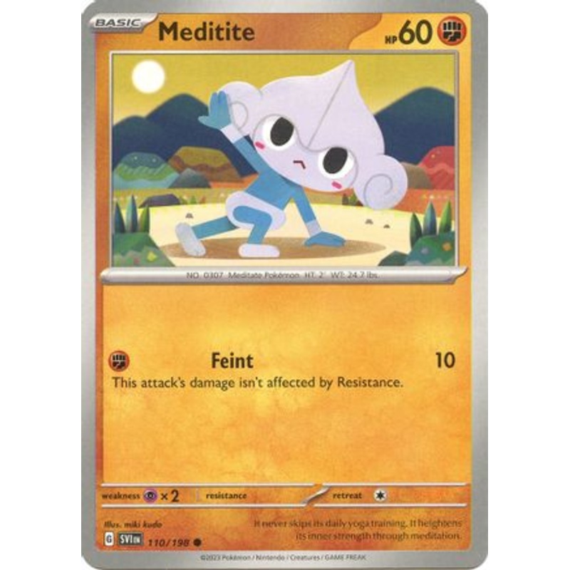 Meditite 110/198  SV01 Scarlet & Violet Base Set - Common