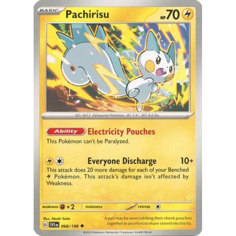 Pachirisu 068/198  SV01 Scarlet & Violet Base Set - Uncommon