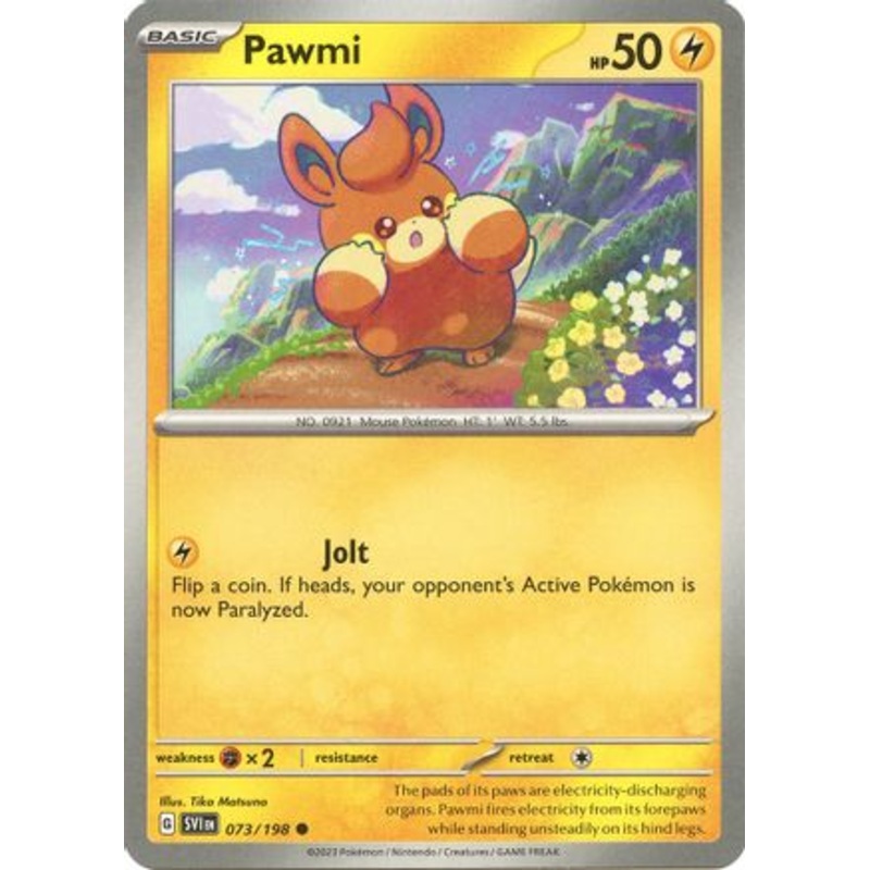 Pawmi 073/198  SV01 Scarlet & Violet Base Set - Common