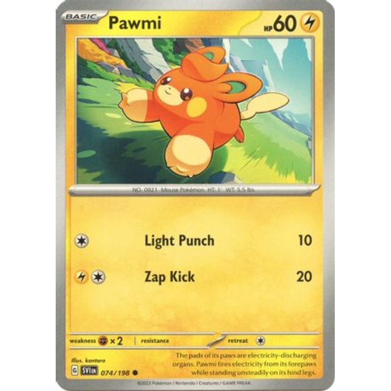 Pawmi 074/198  SV01 Scarlet & Violet Base Set - Common