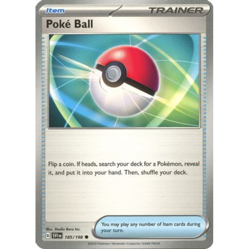 Poke Ball 185/198  SV01 Scarlet & Violet Base Set - Common