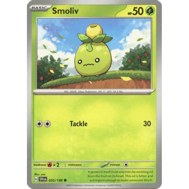Smoliv 020/198  SV01 Scarlet & Violet Base Set - Common