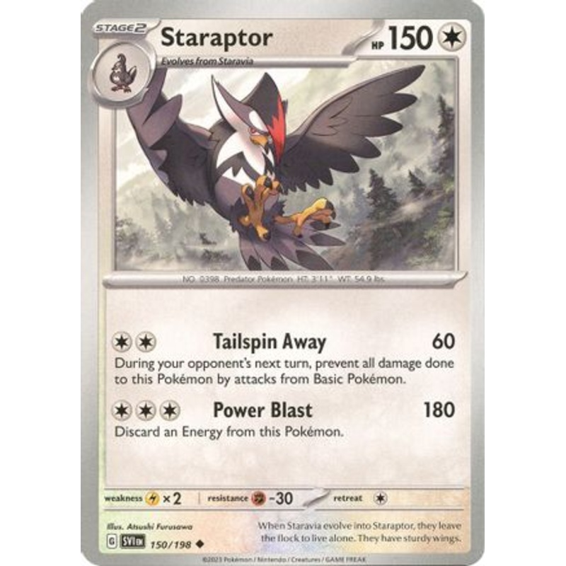 Staraptor 150/198  SV01 Scarlet & Violet Base Set - Uncommon
