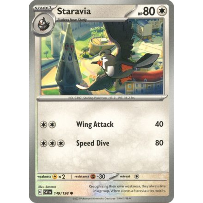 Staravia 149/198  - Reverse Holofoil SV01 Scarlet & Violet Base Set - Common
