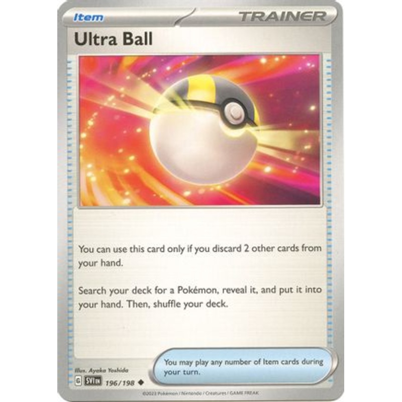 Ultra Ball 196/198  SV01 Scarlet & Violet Base Set - Uncommon