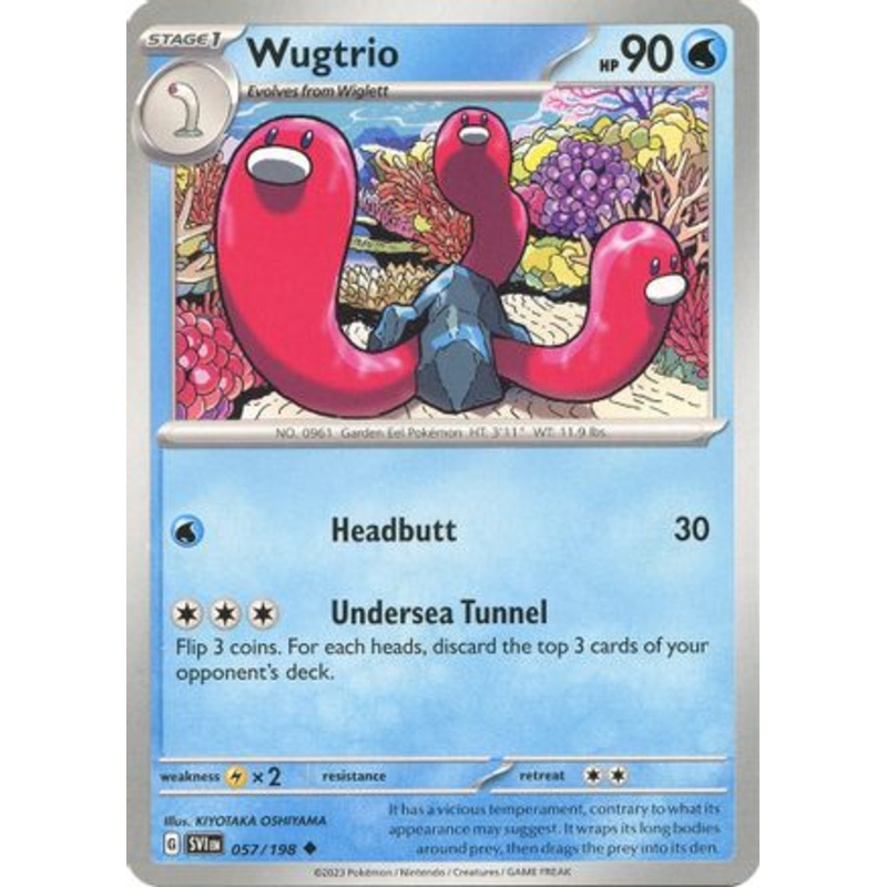 Wugtrio 057/198  SV01 Scarlet & Violet Base Set - Uncommon