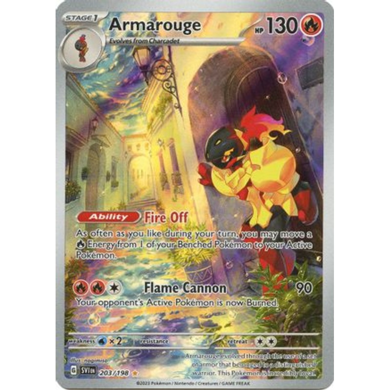 Armarouge 203/198  - Holofoil SV01 Scarlet & Violet Base Set - Illustration Rare