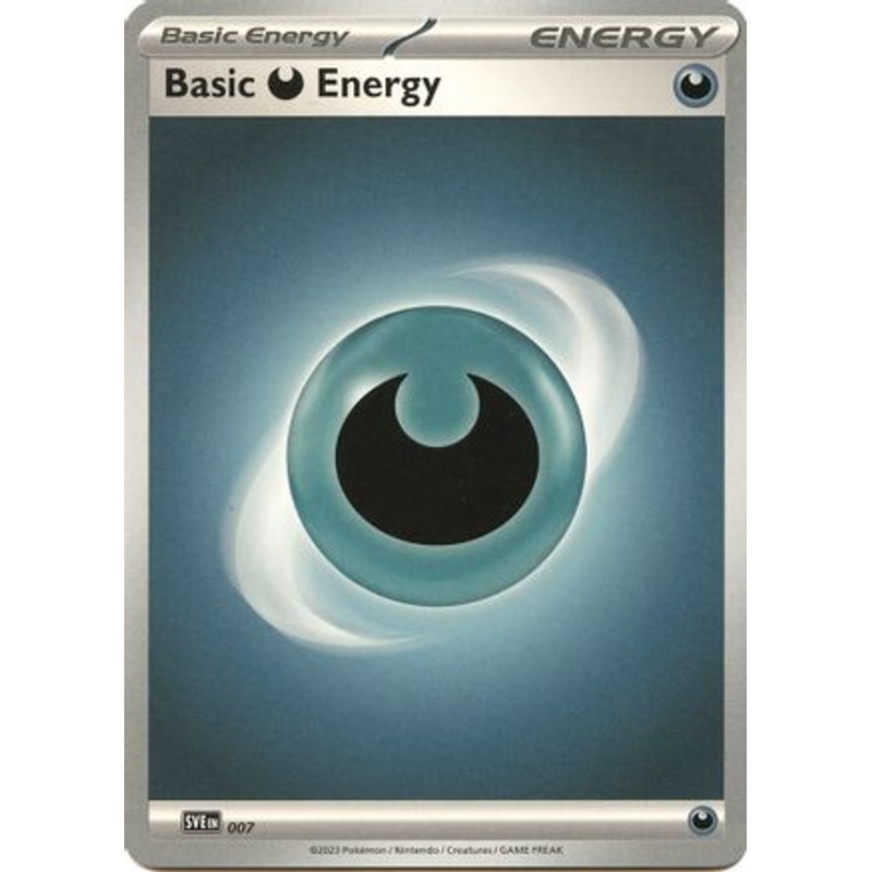 Basic Darkness Energy 007  SV01 Scarlet & Violet Base Set - Common