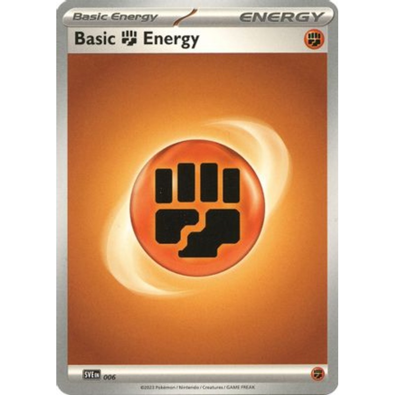 Basic Fighting Energy 006  SV01 Scarlet & Violet Base Set - Common