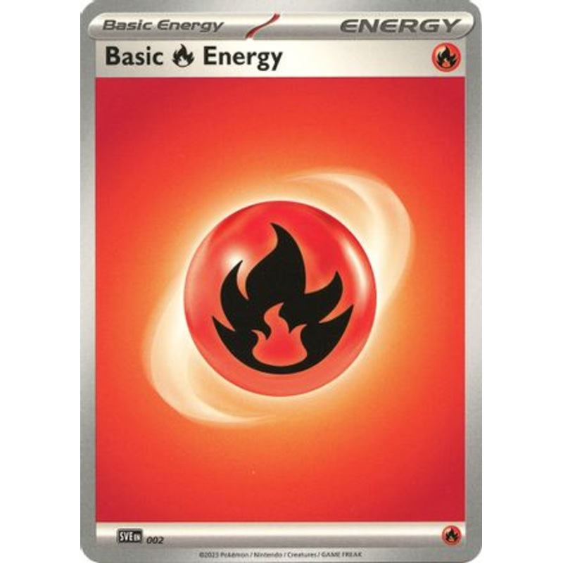 Basic Fire Energy 002  SV01 Scarlet & Violet Base Set - Common