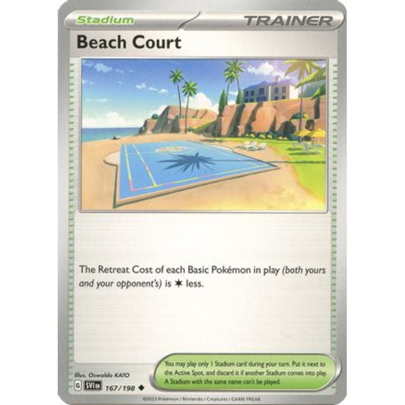 Beach Court 167/198  SV01 Scarlet & Violet Base Set - Uncommon