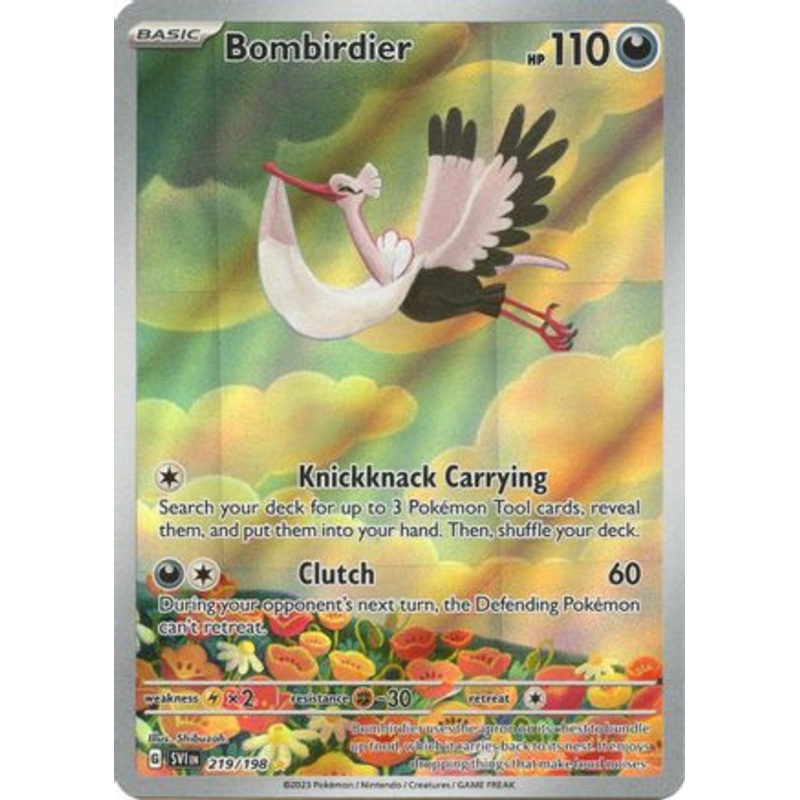Bombirdier 219/198  - Holofoil SV01 Scarlet & Violet Base Set - Illustration Rare
