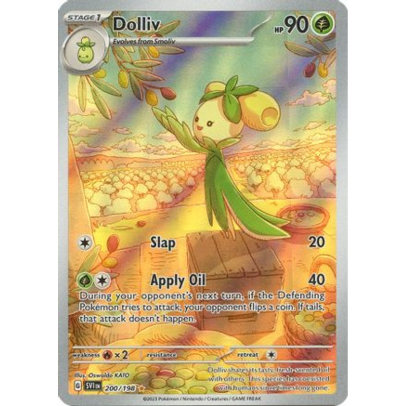 Dolliv 200/198  - Holofoil SV01 Scarlet & Violet Base Set - Illustration Rare
