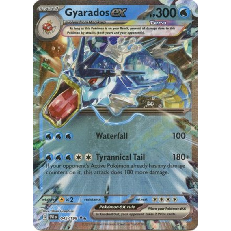 Gyarados ex 045/198  - Holofoil SV01 Scarlet & Violet Base Set - Double Rare