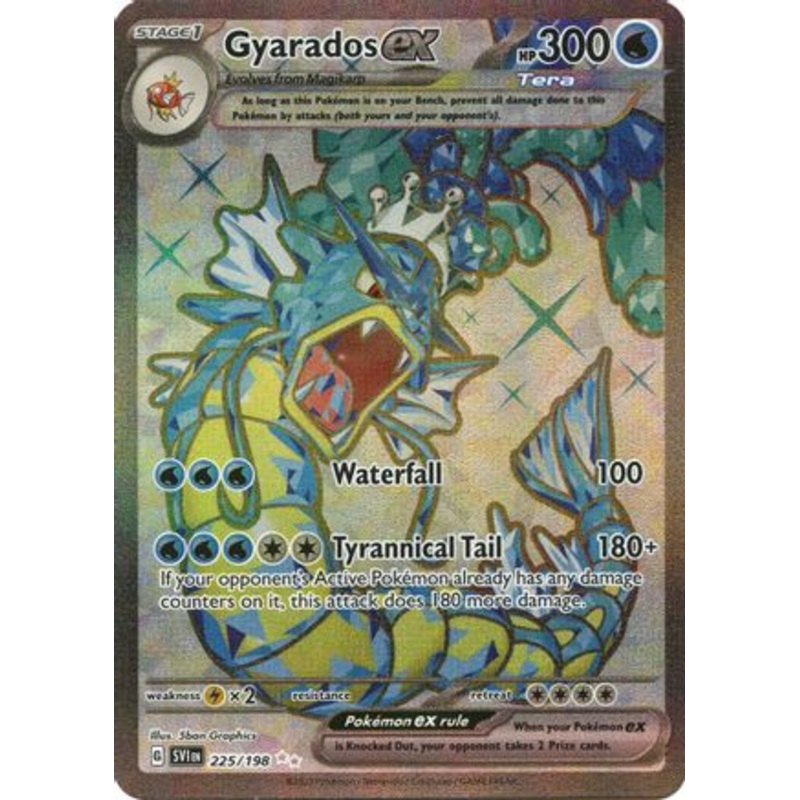 Gyarados ex 225/198  - Holofoil SV01 Scarlet & Violet Base Set - Ultra Rare