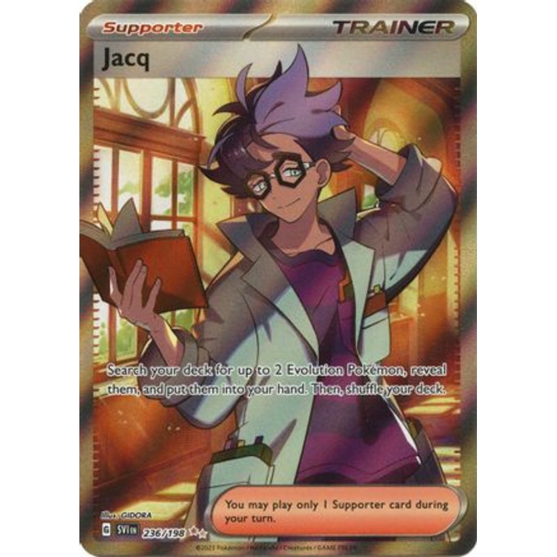 Jacq 236/198  - Holofoil SV01 Scarlet & Violet Base Set - Ultra Rare