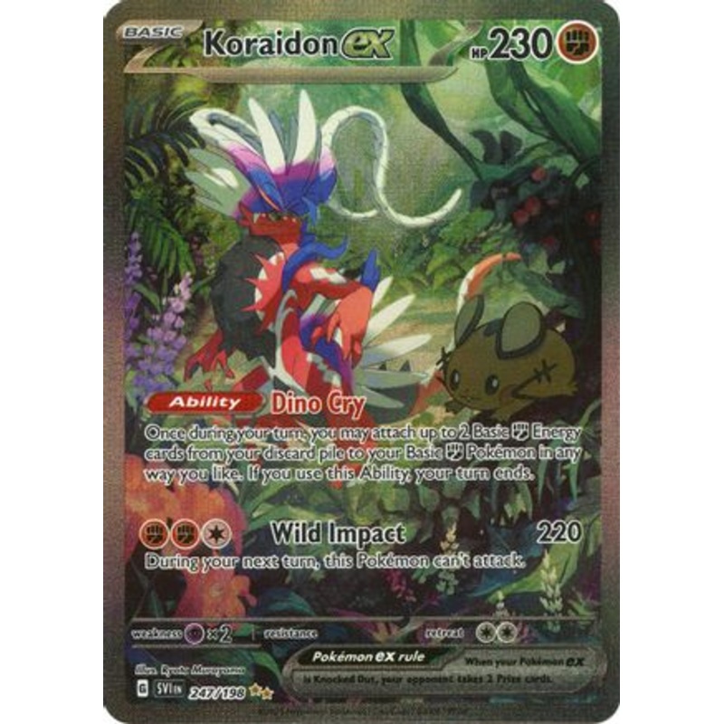 Koraidon ex 247/198  - Holofoil SV01 Scarlet & Violet Base Set - Special Illustration Rare