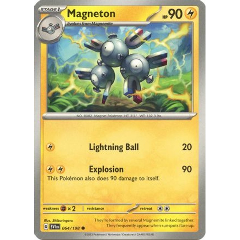 Magneton 064/198  SV01 Scarlet & Violet Base Set - Common