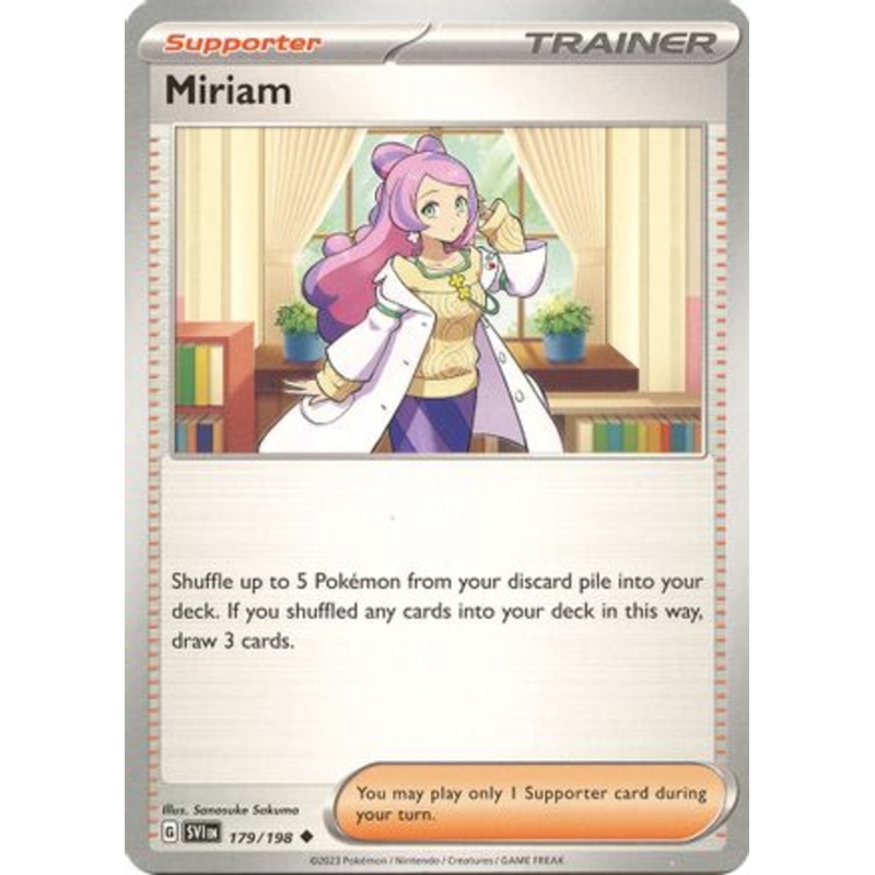 Miriam 179/198  SV01 Scarlet & Violet Base Set - Uncommon