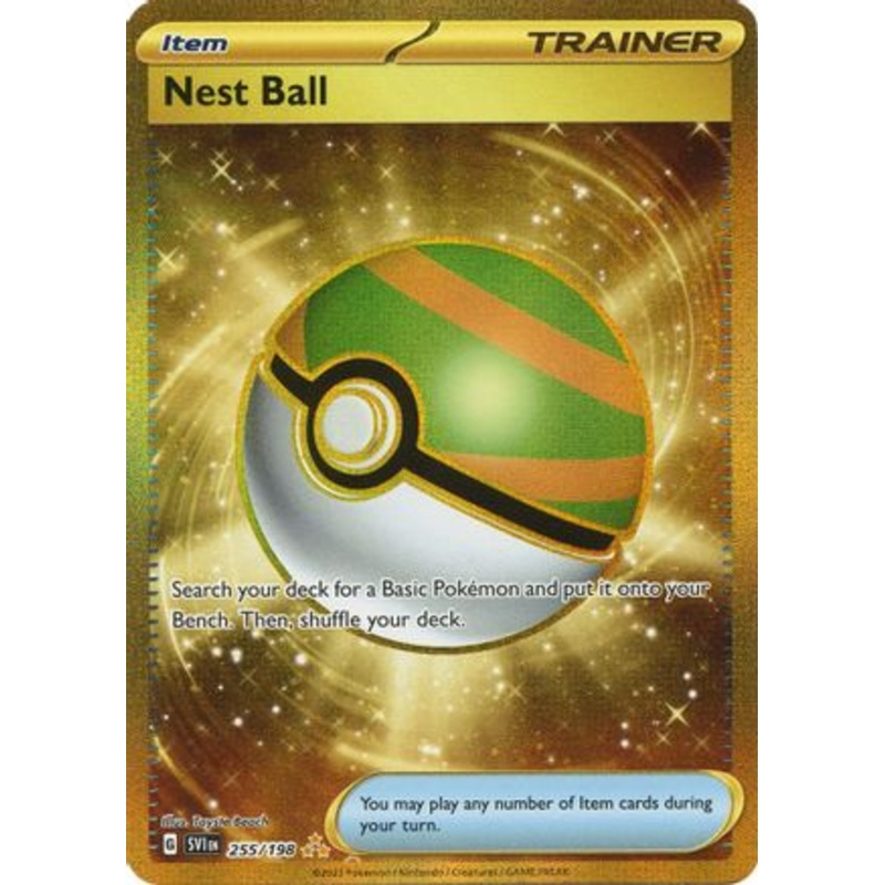 Nest Ball 255/198  - Holofoil SV01 Scarlet & Violet Base Set - Hyper Rare