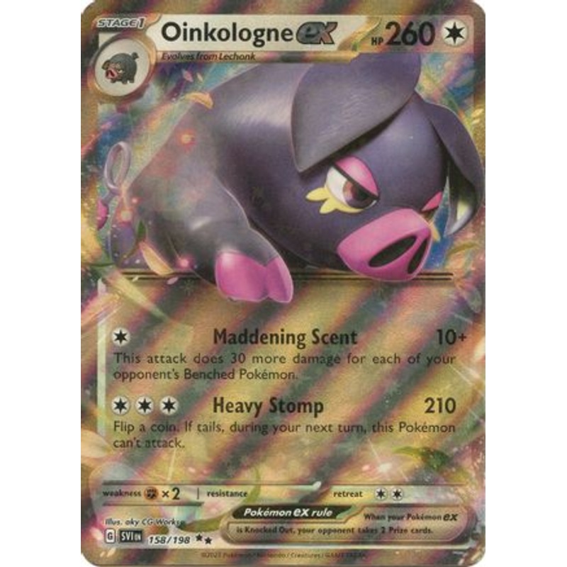 Oinkologne ex 158/198  - Holofoil SV01 Scarlet & Violet Base Set - Double Rare