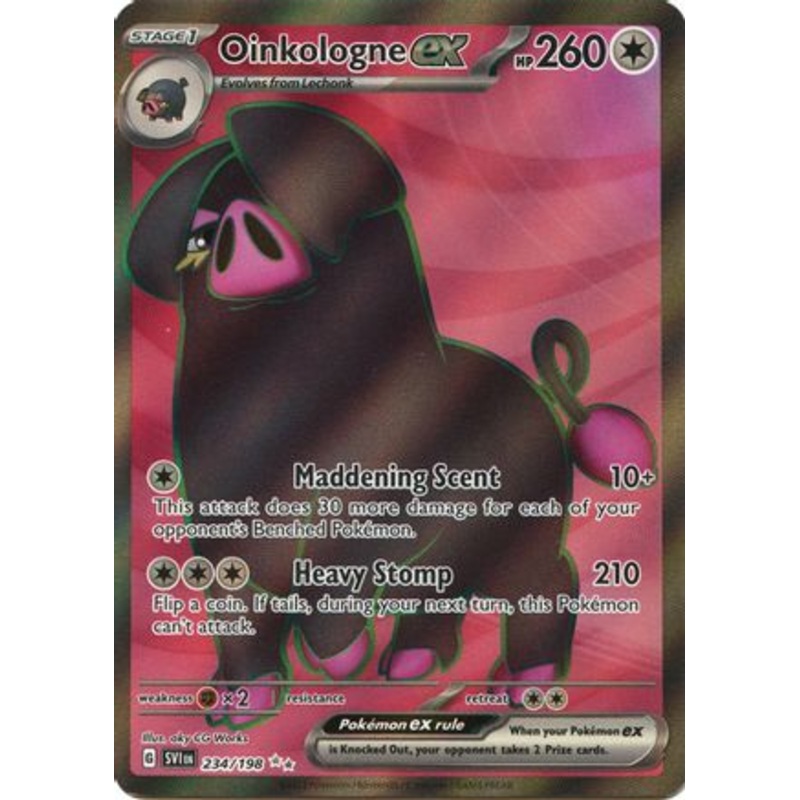 Oinkologne ex 234/198  - Holofoil SV01 Scarlet & Violet Base Set - Ultra Rare