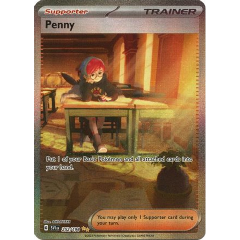Penny 252/198  - Holofoil SV01 Scarlet & Violet Base Set - Special Illustration Rare