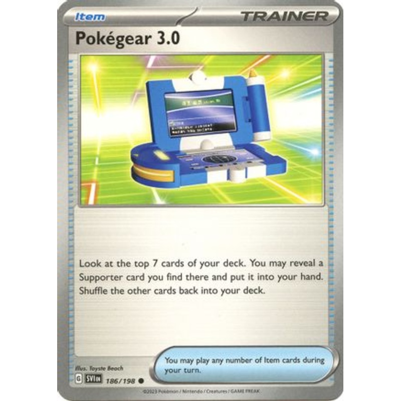 Pokegear 3.0 186/198  - Reverse Holofoil SV01 Scarlet & Violet Base Set - Common