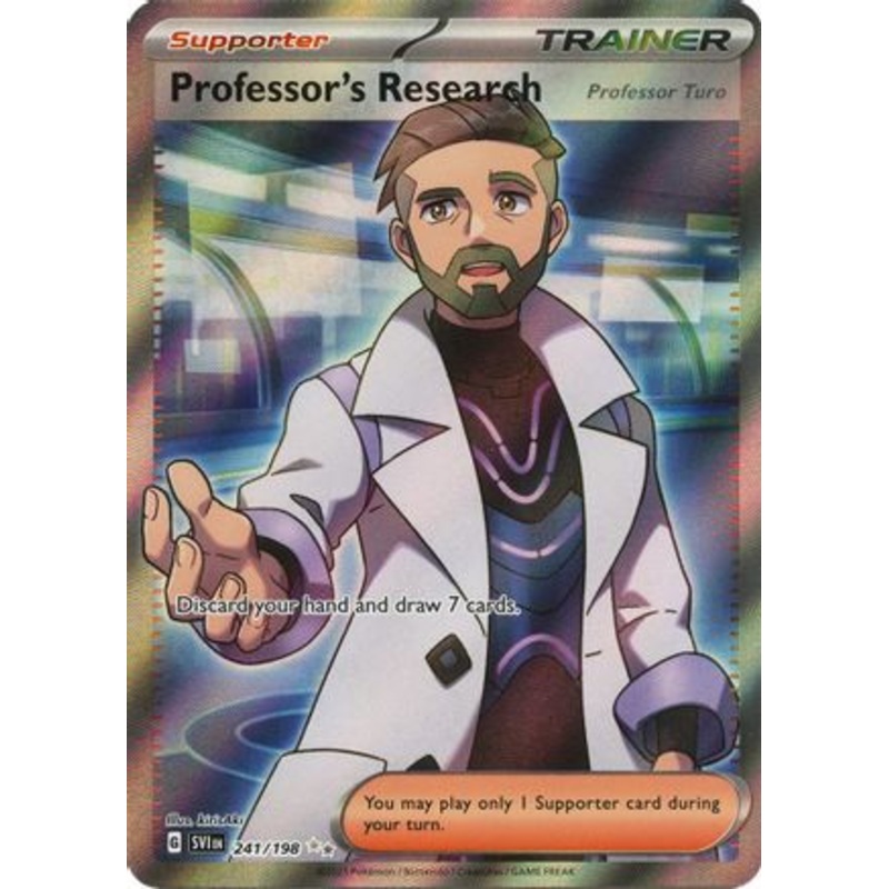 Professor's Research 241/198  - Holofoil SV01 Scarlet & Violet Base Set - Ultra Rare
