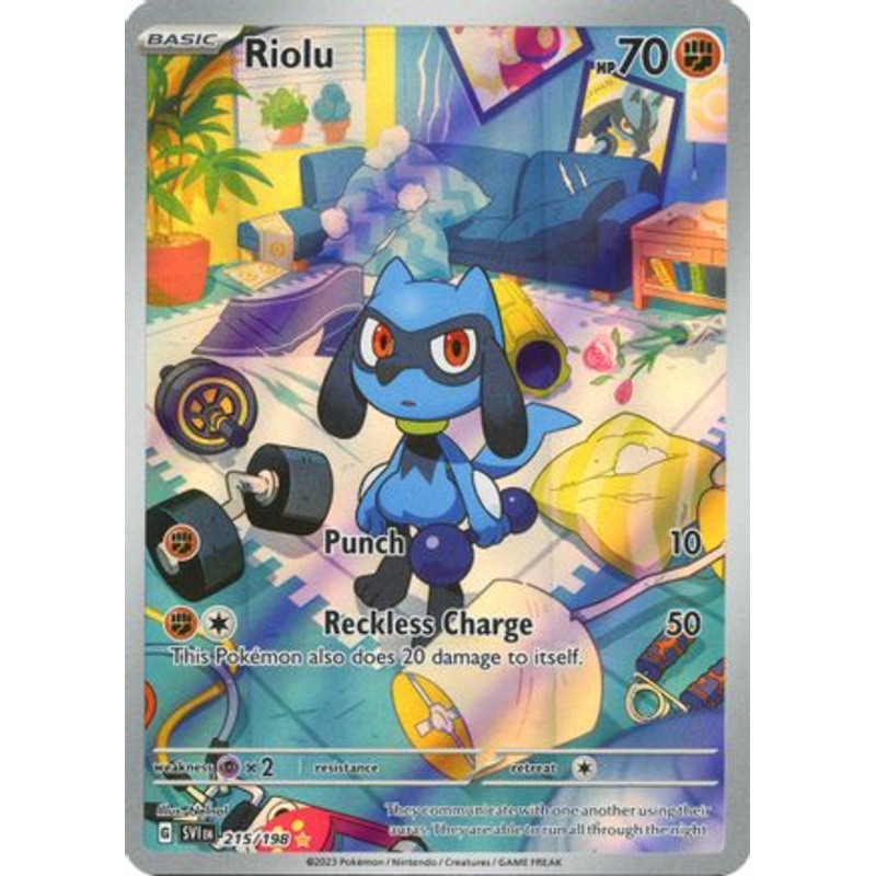 Riolu 215/198  - Holofoil SV01 Scarlet & Violet Base Set - Illustration Rare