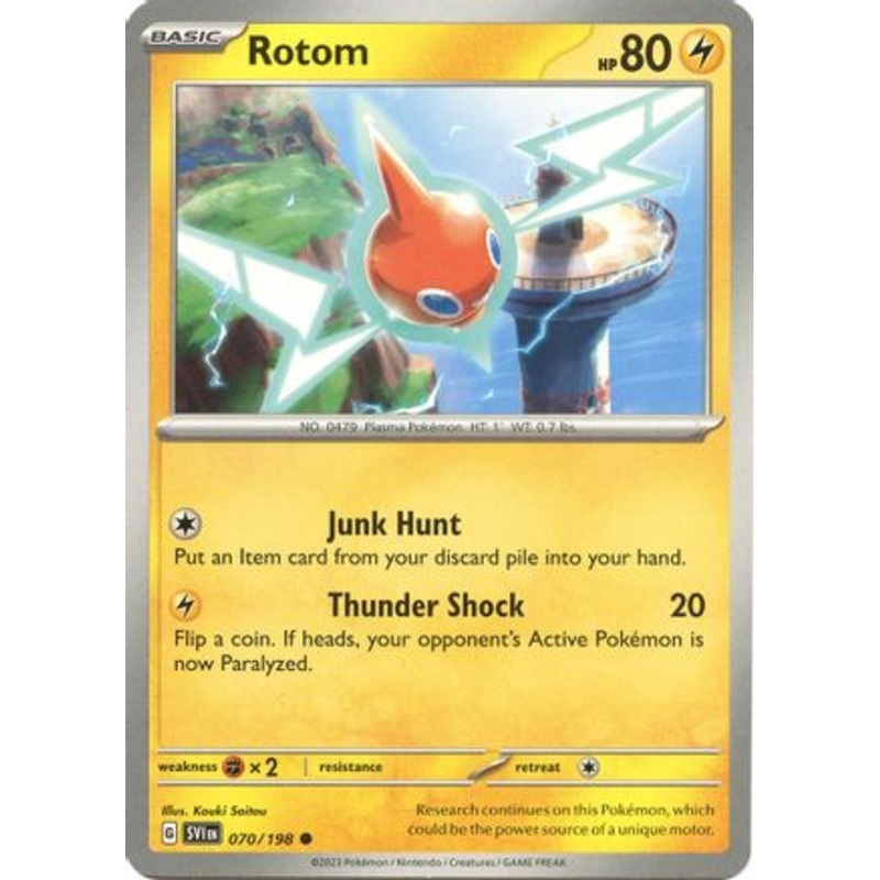 Rotom 070/198  SV01 Scarlet & Violet Base Set - Common