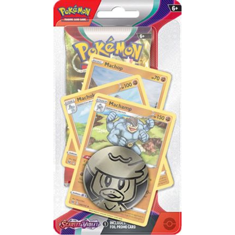 Scarlet & Violet Premium Checklane Blister [Machamp]  SV01 Scarlet & Violet Base Set - null