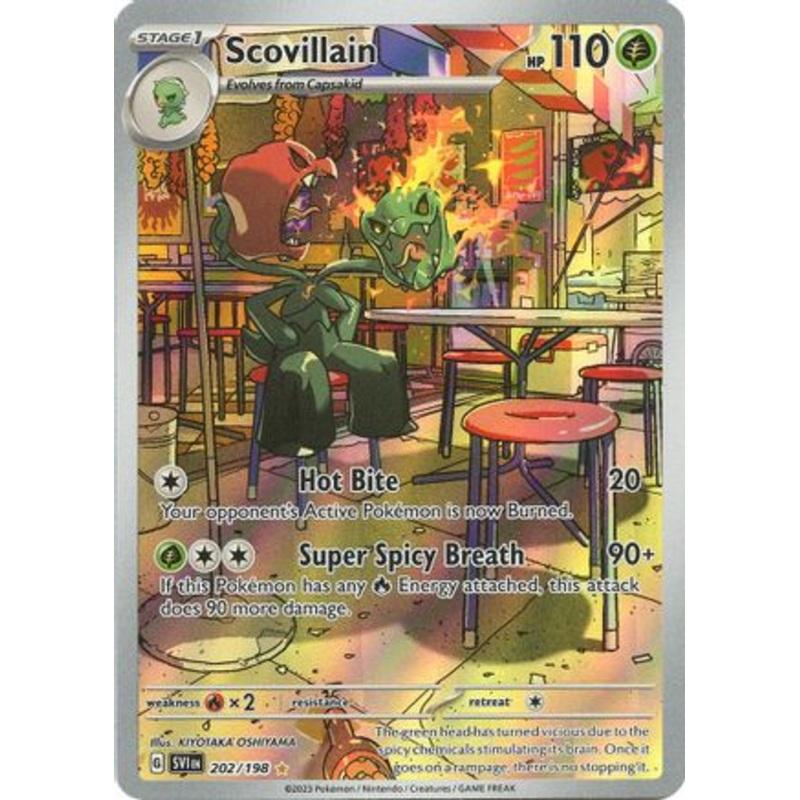 Scovillain 202/198  - Holofoil SV01 Scarlet & Violet Base Set - Illustration Rare
