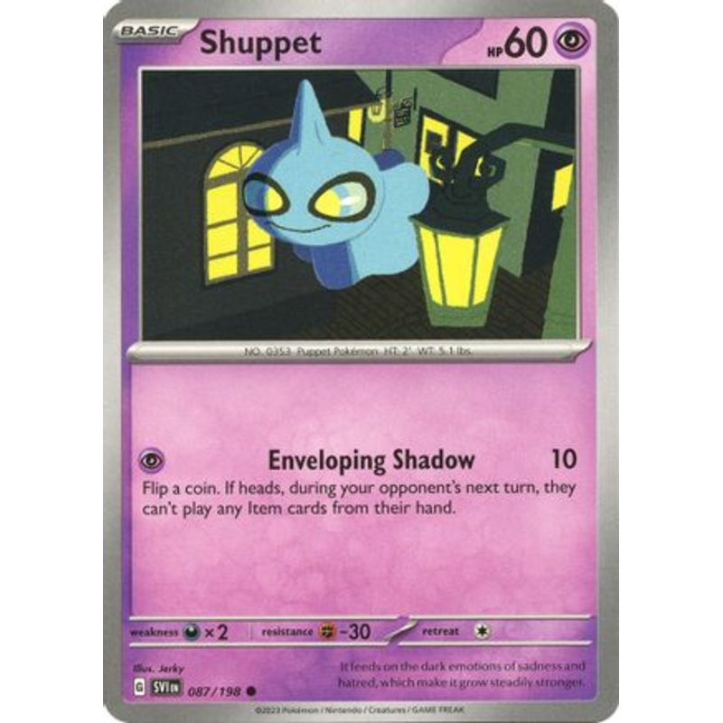 Shuppet 087/198  SV01 Scarlet & Violet Base Set - Common