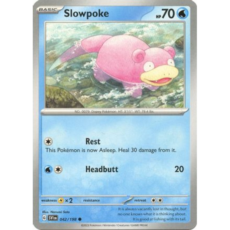 Slowpoke 042/198  SV01 Scarlet & Violet Base Set - Common