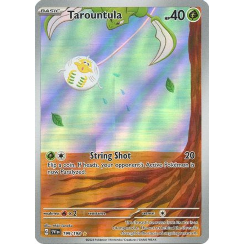 Tarountula 199/198  - Holofoil SV01 Scarlet & Violet Base Set - Illustration Rare