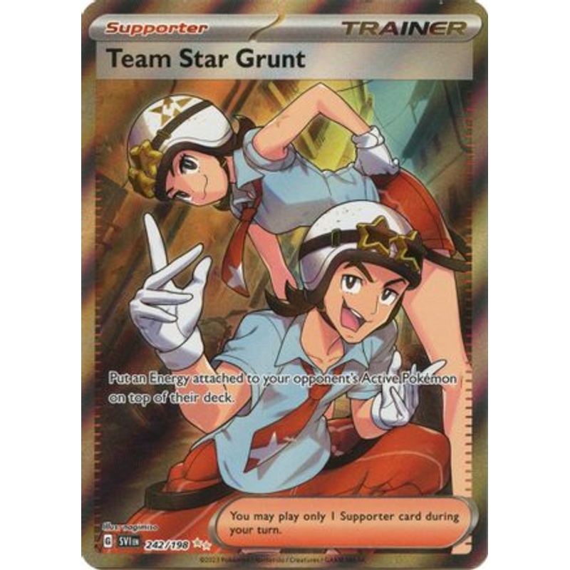 Team Star Grunt 242/198  - Holofoil SV01 Scarlet & Violet Base Set - Ultra Rare