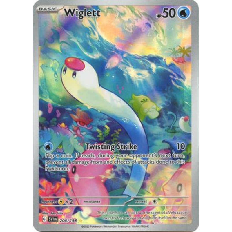 Wiglett 206/198  - Holofoil SV01 Scarlet & Violet Base Set - Illustration Rare