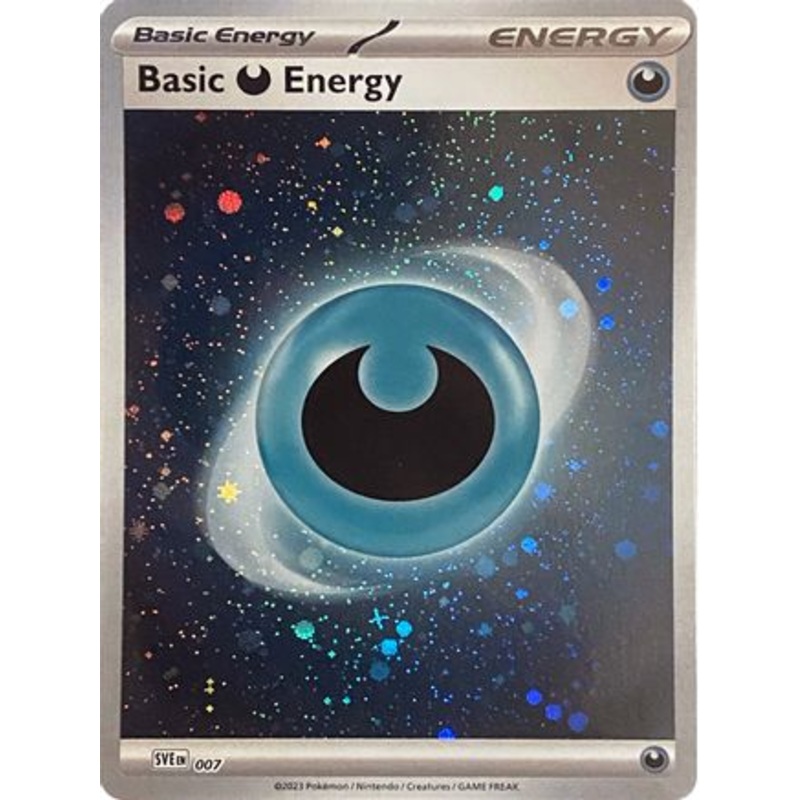 Basic Darkness Energy (Cosmos Holo) 007  - Holofoil SV01 Scarlet & Violet Base Set - Common