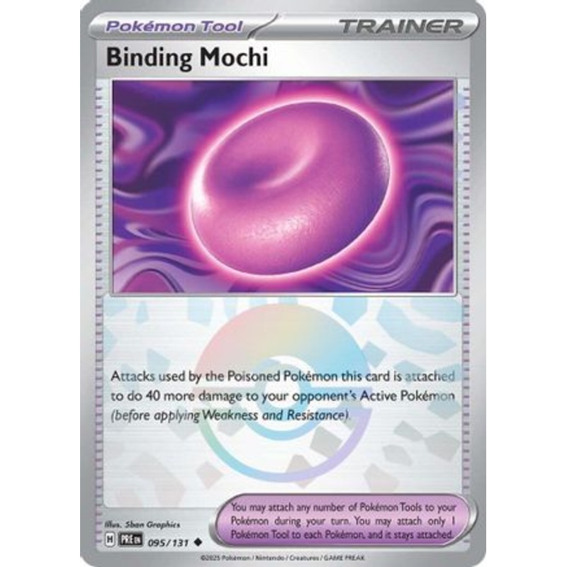 Binding Mochi (Poke Ball Pattern) 095/131  - Holofoil SV Prismatic Evolutions - Uncommon