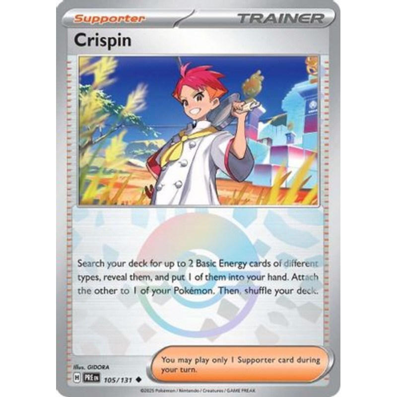 Crispin 105/131  - Holofoil SV Prismatic Evolutions - Uncommon