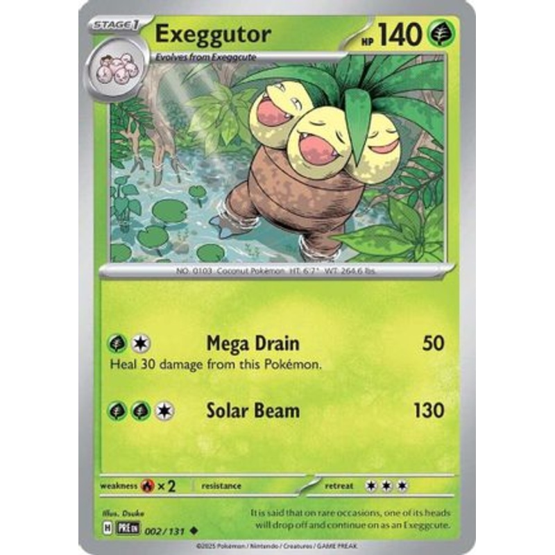Exeggutor 002/131  SV Prismatic Evolutions - Uncommon