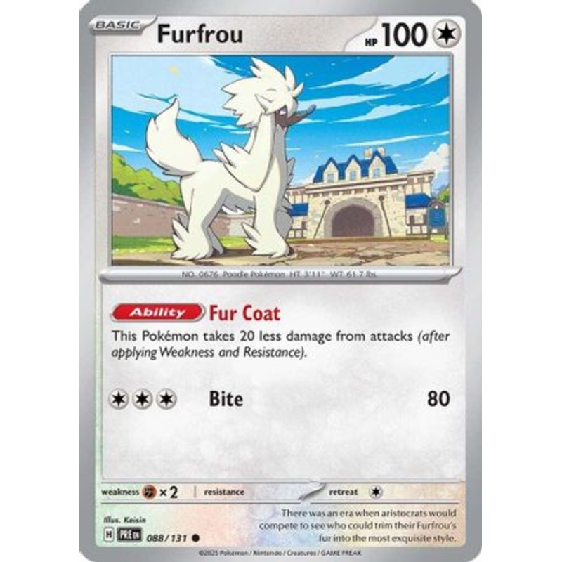 Furfrou 088/131  SV Prismatic Evolutions - Common