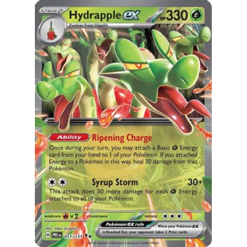 Hydrapple ex 011/131  - Holofoil SV Prismatic Evolutions - Double Rare