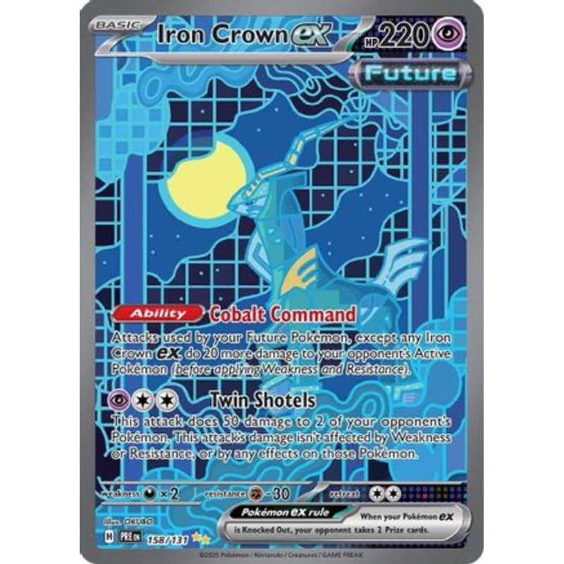 Iron Crown ex 158/131  - Holofoil SV Prismatic Evolutions - Special Illustration Rare